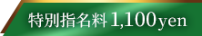 特別指名料1100円